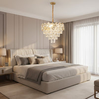 Полилей от кристал MALLI Gold ⌀40CM