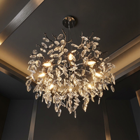 Кристален полилей Silver Crystal Symphony 60 cm