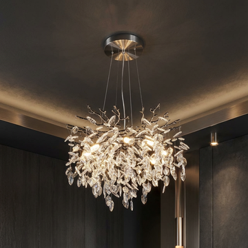 Кристален полилей Silver Crystal Symphony 60 cm