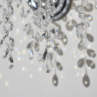 Кристален аплик за стена Silver LYRYS 2xE14
