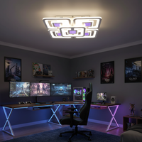 LED осветително тяло SUN MIRROR 3D RGB Еквивалент 600W Дистанционно