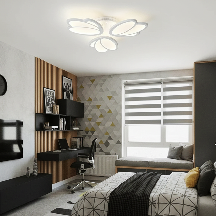 LED осветително тяло Mini TULIP Еквивалент 300W с дистанционно