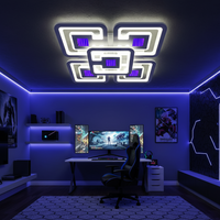LED осветително тяло SUN MIRROR 3D RGB Еквивалент 600W Дистанционно