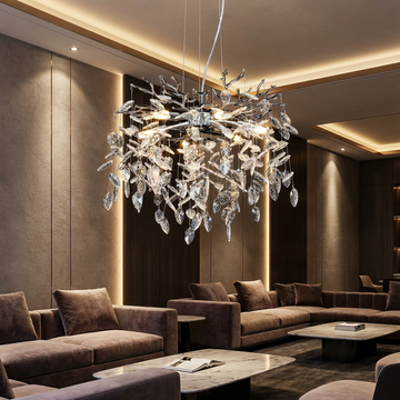Кристален полилей Silver Crystal Symphony 50 cm
