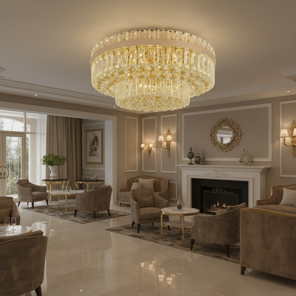 Полилей от кристал за таван Luminaris Regal 80CM
