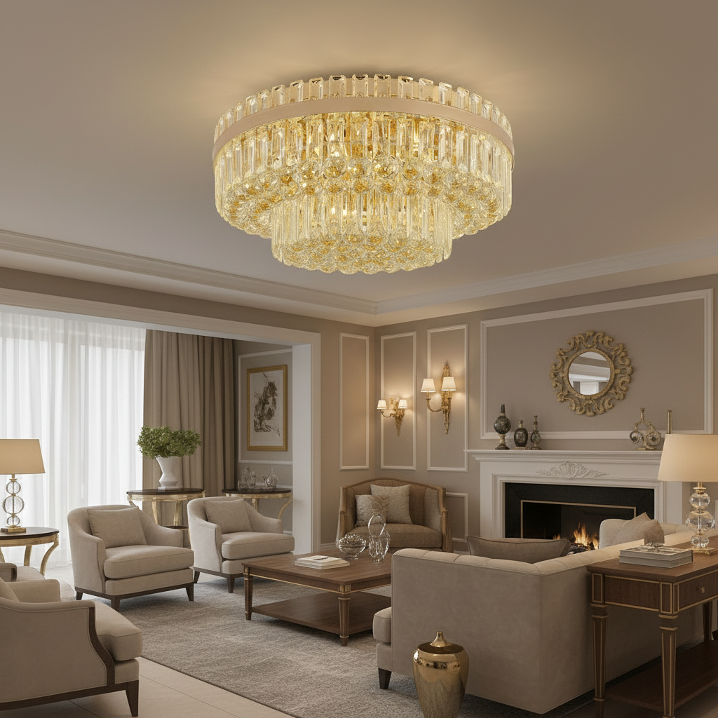 Полилей от кристал за таван Luminaris Regal 80CM