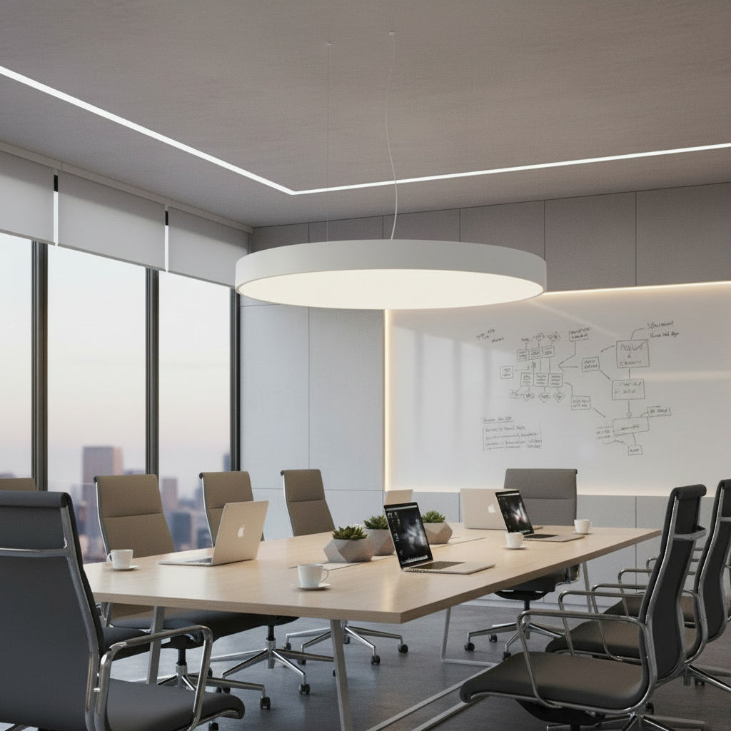 LED осветително тяло NeoCircle Circle бял мат 105W CCT