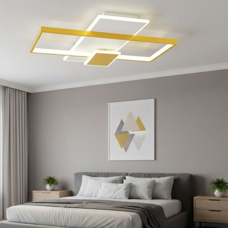 LED осветително тяло ELIA White & Gold – еквивалент 300W