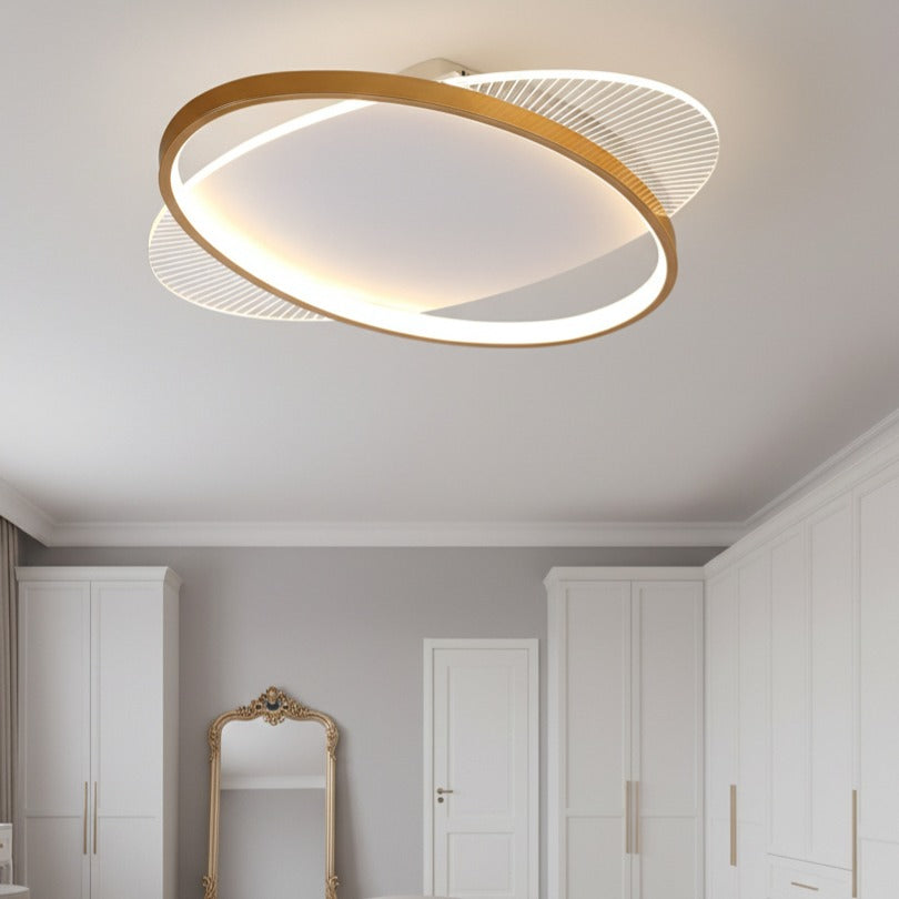LED осветително тяло Gravity White & Gold – еквивалент 350W
