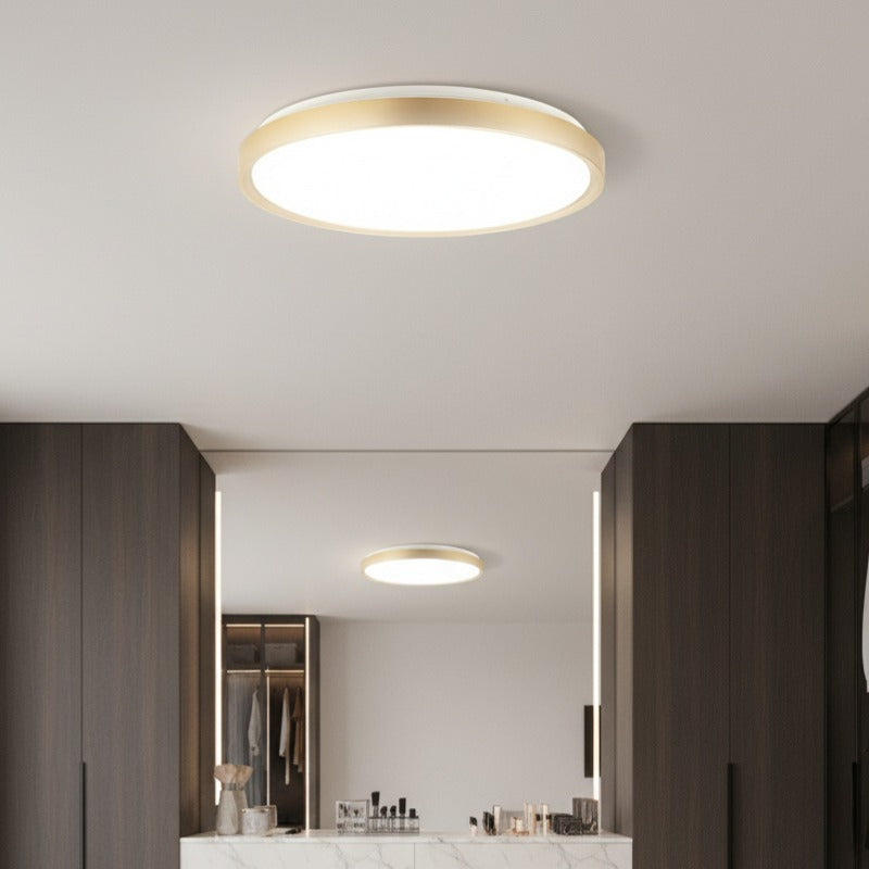 LED плафон GLOW Златист Кръгъл 50CM – еквивалент 250W