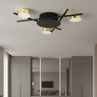 LED осветително тяло Kira Gold & Black – Топла светлина, еквивалент 100W