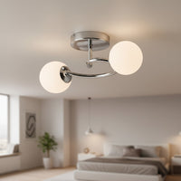 Осветително тяло Абажур 2xE27 Chrome Elegance