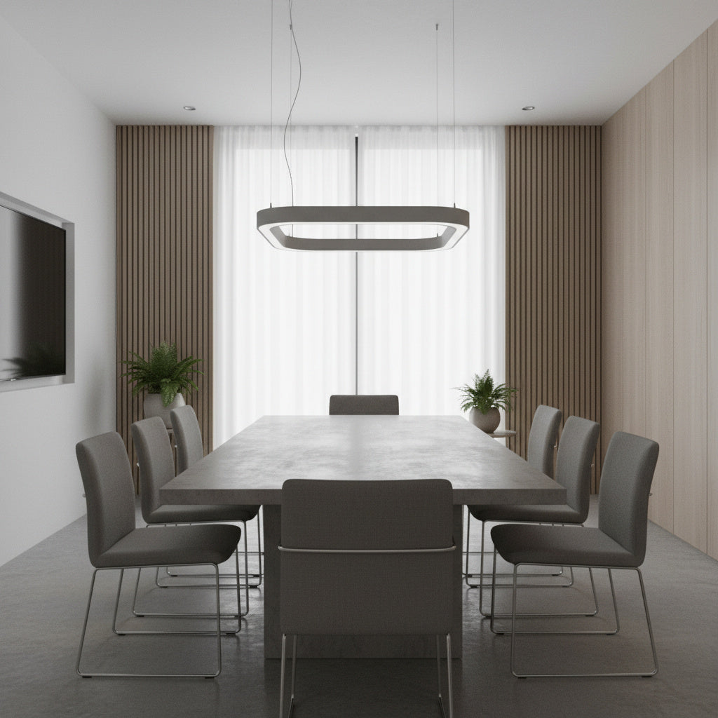 LED осветително тяло QuadraLine сиво 139W CCT