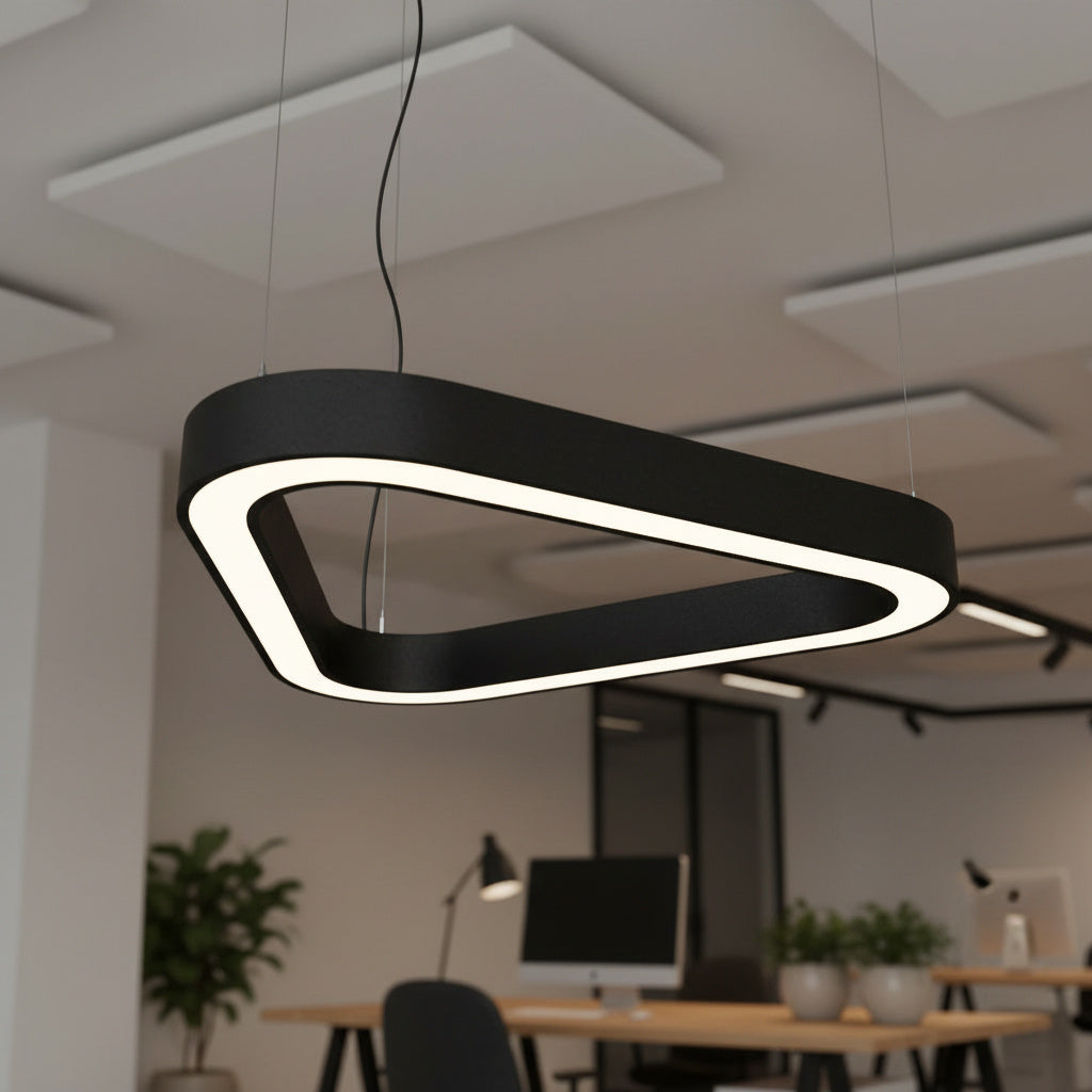 LED осветително тяло Office TriLine Black 126W CCT