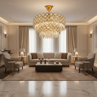 Кристален полилей Yanni Gold Deluxe Double Level