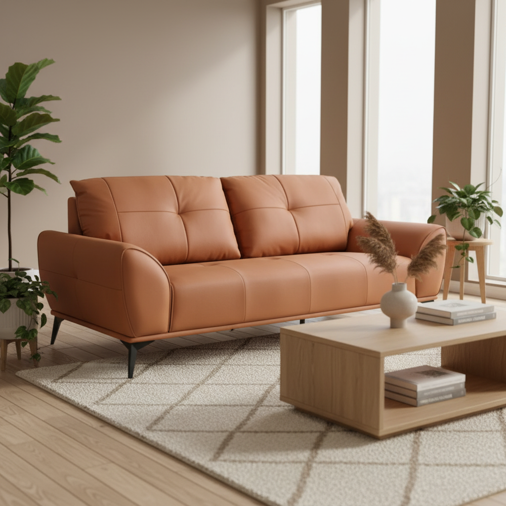 Модерен диван Levanto Prime 220x92CM КАФЯВ
