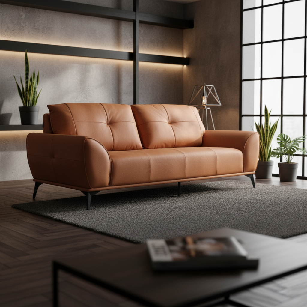 Модерен диван Levanto Prime 220x92CM КАФЯВ