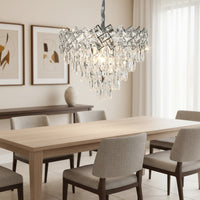 Полилей от кристал Malli Silver 50cm