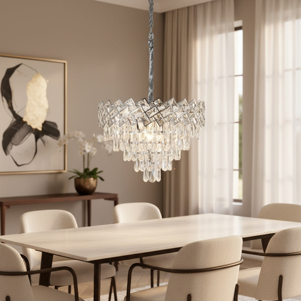 Полилей от кристал Malli Silver 50cm