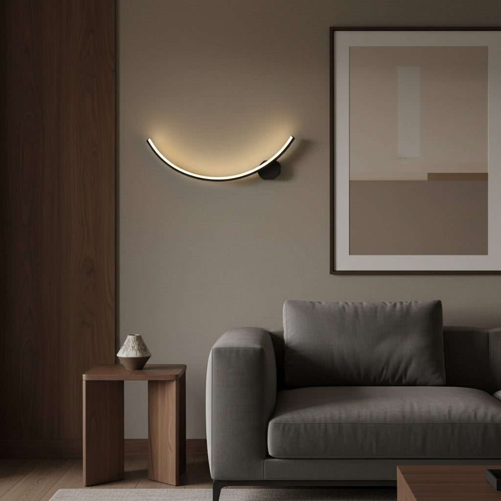 LED аплик Curved Line 36W 60CM черен