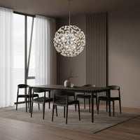 Окачено осветително тяло Crystal Dandelion Silver 40CM