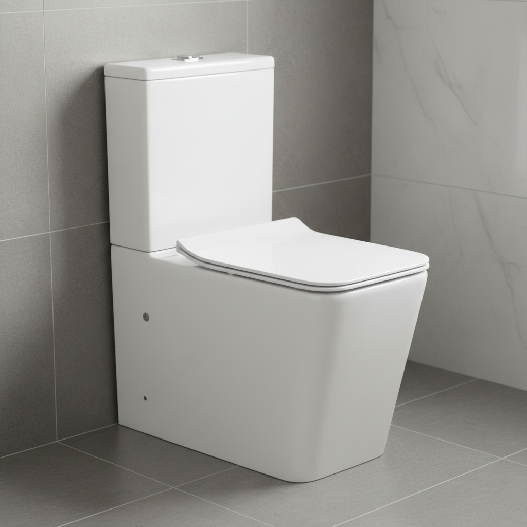 Класическа тоалетна Echo White 63 x 37 x 81 CM
