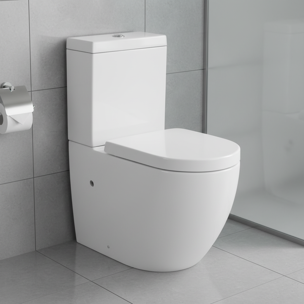 Класическа тоалетна Rondo White 63 x 37 x 81 CM