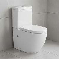 Класическа тоалетна Rondo White 63 x 37 x 81 CM