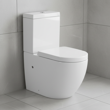Класическа тоалетна Rondo White 63 x 37 x 81 CM