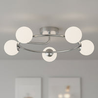 Осветително тяло Абажур 5xE27 Chrome Elegance