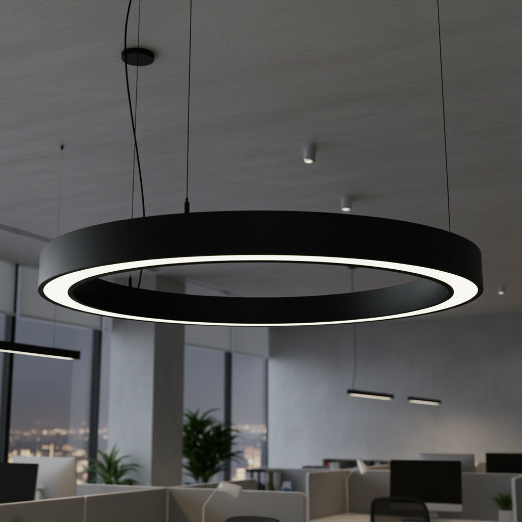 LED осветително тяло NeoRing Black 144W CCT