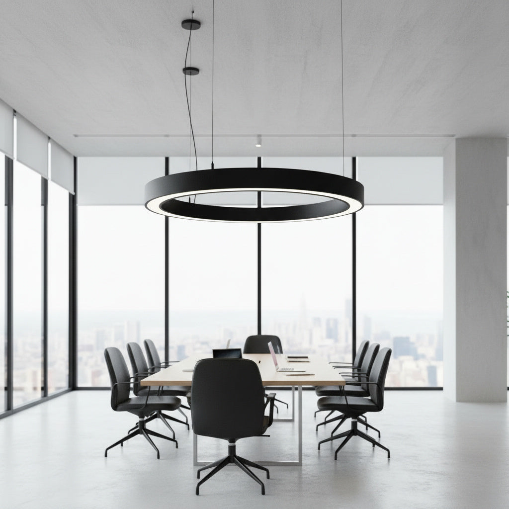 LED осветително тяло NeoRing Black 144W CCT