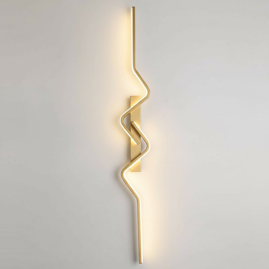 LED стенен аплик BEZY Златист 80 cm