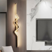 LED стенен аплик BEZY Златист 80 cm