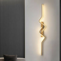 LED стенен аплик BEZY Златист 80 cm