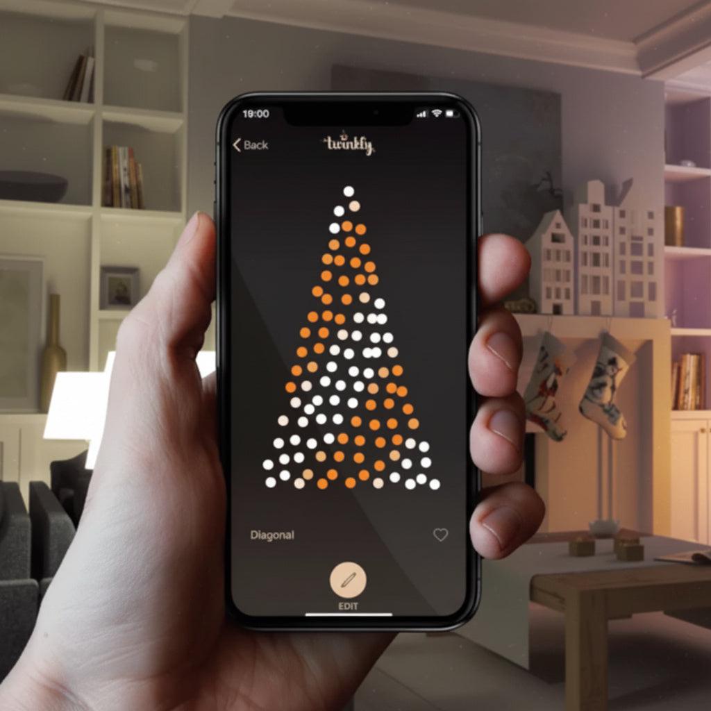 Изкуствен 3D Коледен смърч SMART TWINKLY WINDSOR PINE с инсталация