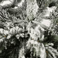 Изкуствена коледна елха 2D + 3D ATLAS SNOW Заснежени клонки