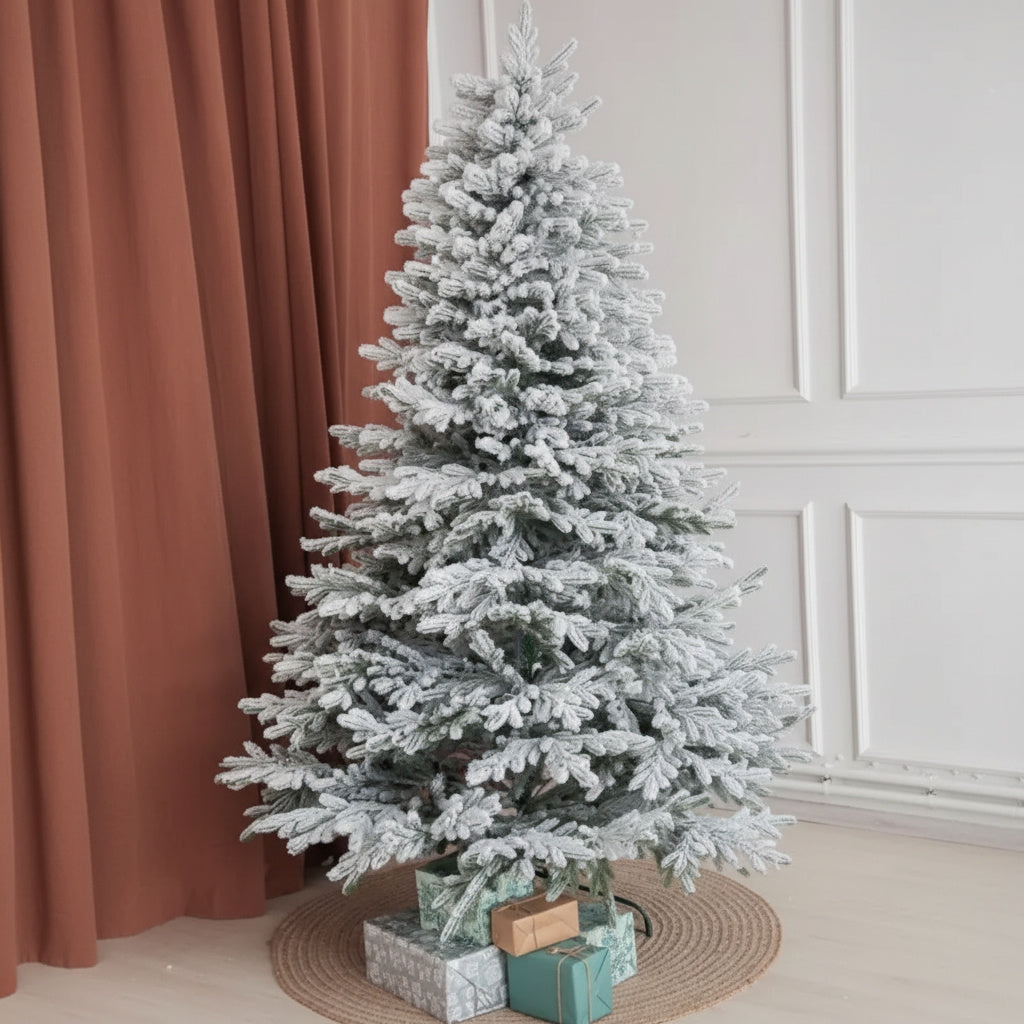 Изкуствена 3D коледна елха ALASKA SNOW