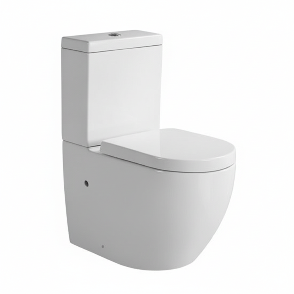 Класическа тоалетна Rondo White 63 x 37 x 81 CM