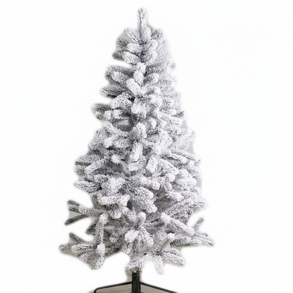 Изкуствена 3D коледна елха Alpin Snow H150xD85CM