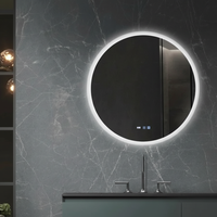 LED огледало VIONNA 60CM Функция против замъгляване, часовник, touch, 3 вида светлина