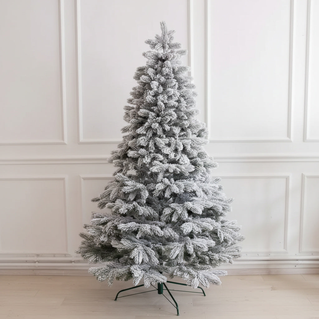 Изкуствена 3D коледна елха ROYAL PINE SNOW