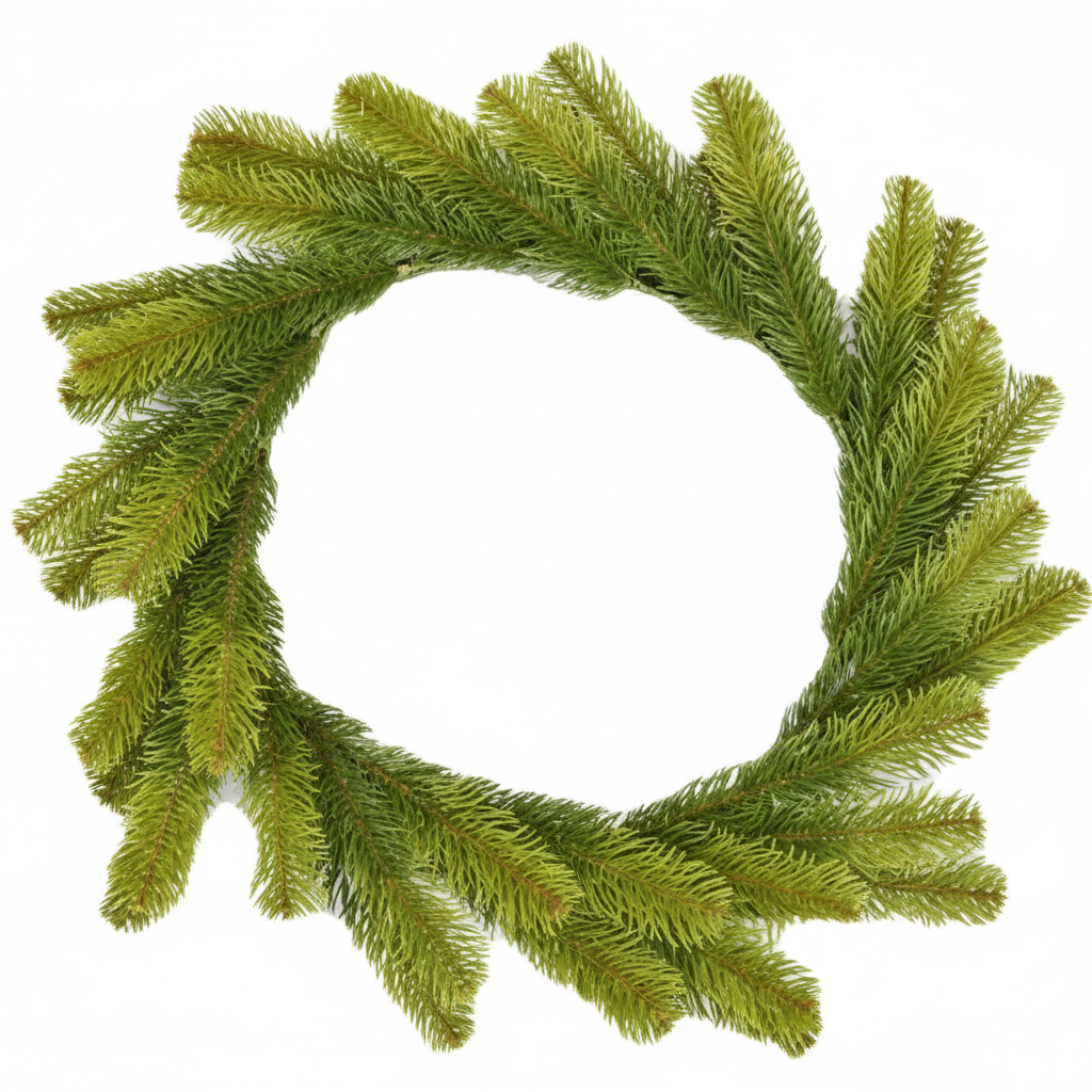 Изкуствена Коледна Венеца Alpin Light Green Ø40CM