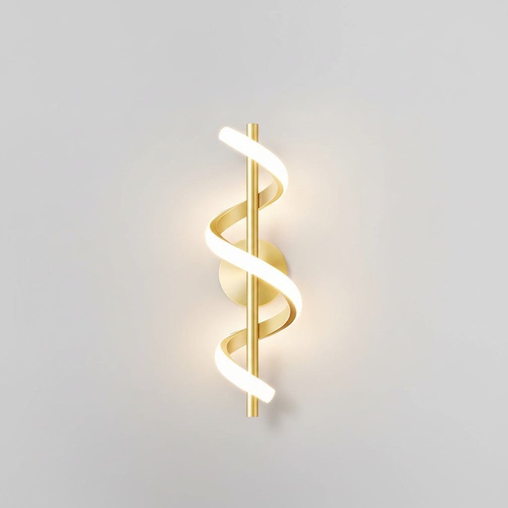 Стенен LED аплик JINGO, златист, 40 cm