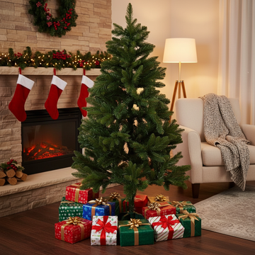 Изкуствена 3D коледна елха Noel H150xD85CM