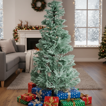 Изкуствена 3D коледна елха Nordic Blue H240xD130CM
