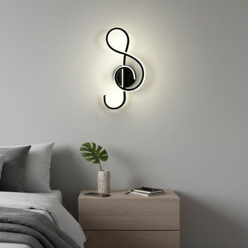 LED аплик BOMA Black еквивалент 200W