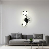 LED аплик BOMA Black еквивалент 200W