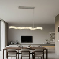 Осветително тяло LED Окачена KEDY Silver Еквивалент 200W Дистанционно