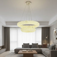 LED Висящо осветително тяло ENZO Golden Sponge Cristal – 2 сегмента, Еквивалент 850W